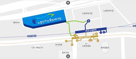 지하철이용지도